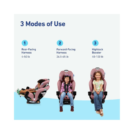 Graco Extend2Fit Convertible Baby Car Seat, 2-in-1, Talia 2.0