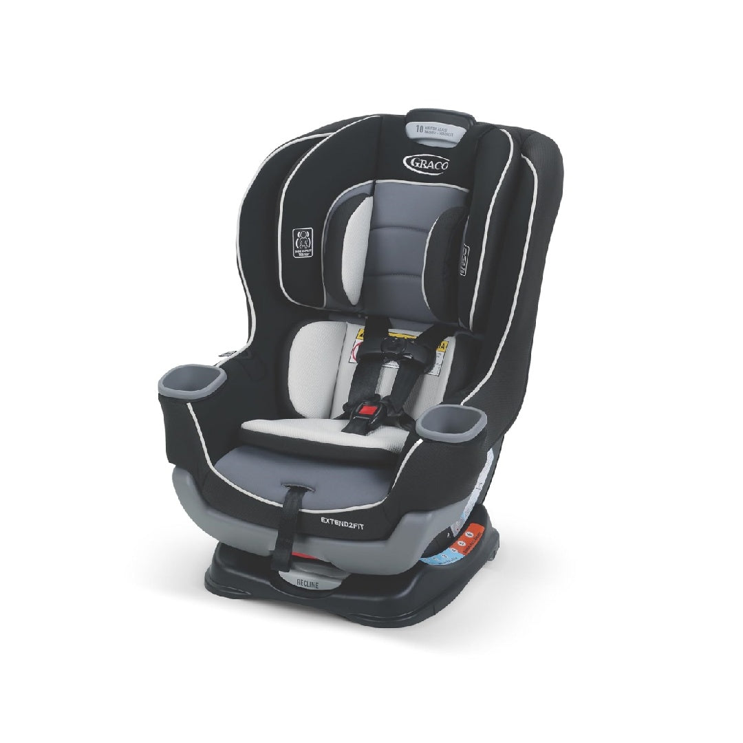 Graco Extend2Fit Convertible Baby Car Seat, 2-in-1, Gotham