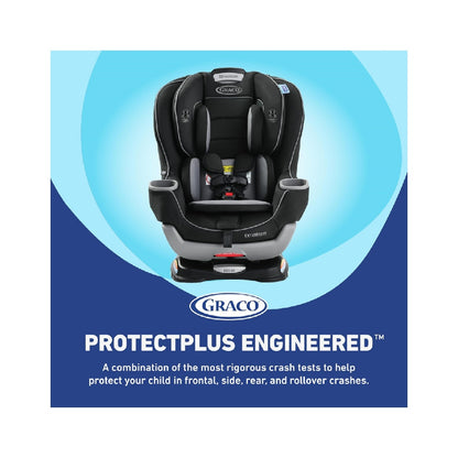 Graco Extend2Fit Convertible Baby Car Seat, 2-in-1, Gotham
