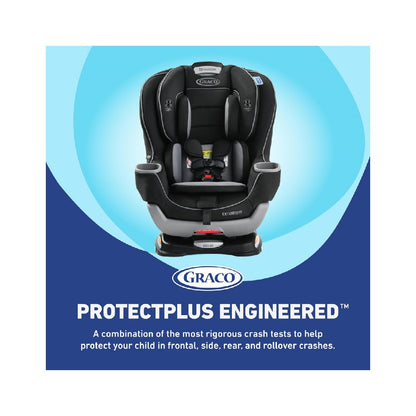 Graco Extend2Fit Convertible Baby Car Seat, 2-in-1, Gotham