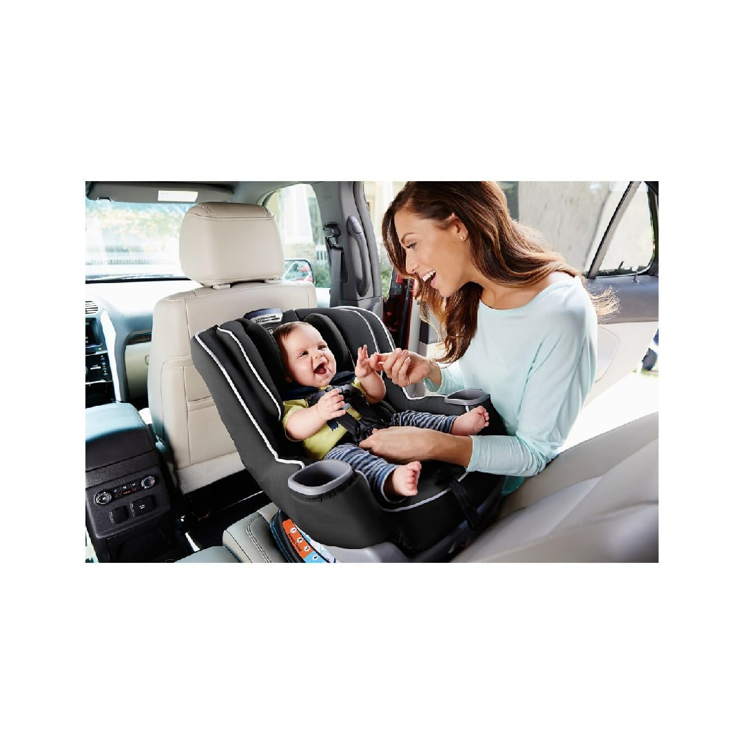 Graco Extend2Fit Convertible Baby Car Seat, 3-in-1,Gotham