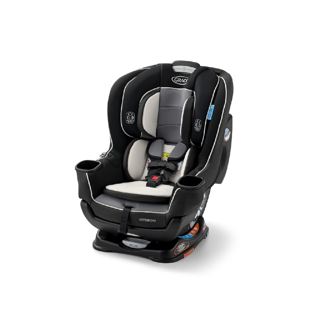 Graco Extend2Fit Convertible Baby Car Seat, 2-in-1, Gotham 2.0