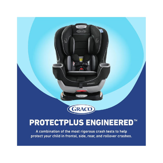 Graco Extend2Fit Convertible Baby Car Seat, 3-in-1,Kenzie