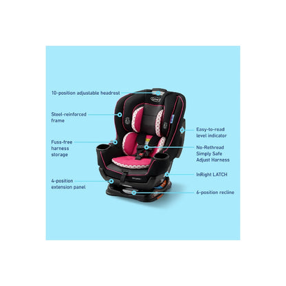 The Graco Extend2Fit convertible baby car seat is available in 2-in-1 and 3-in-1 models.