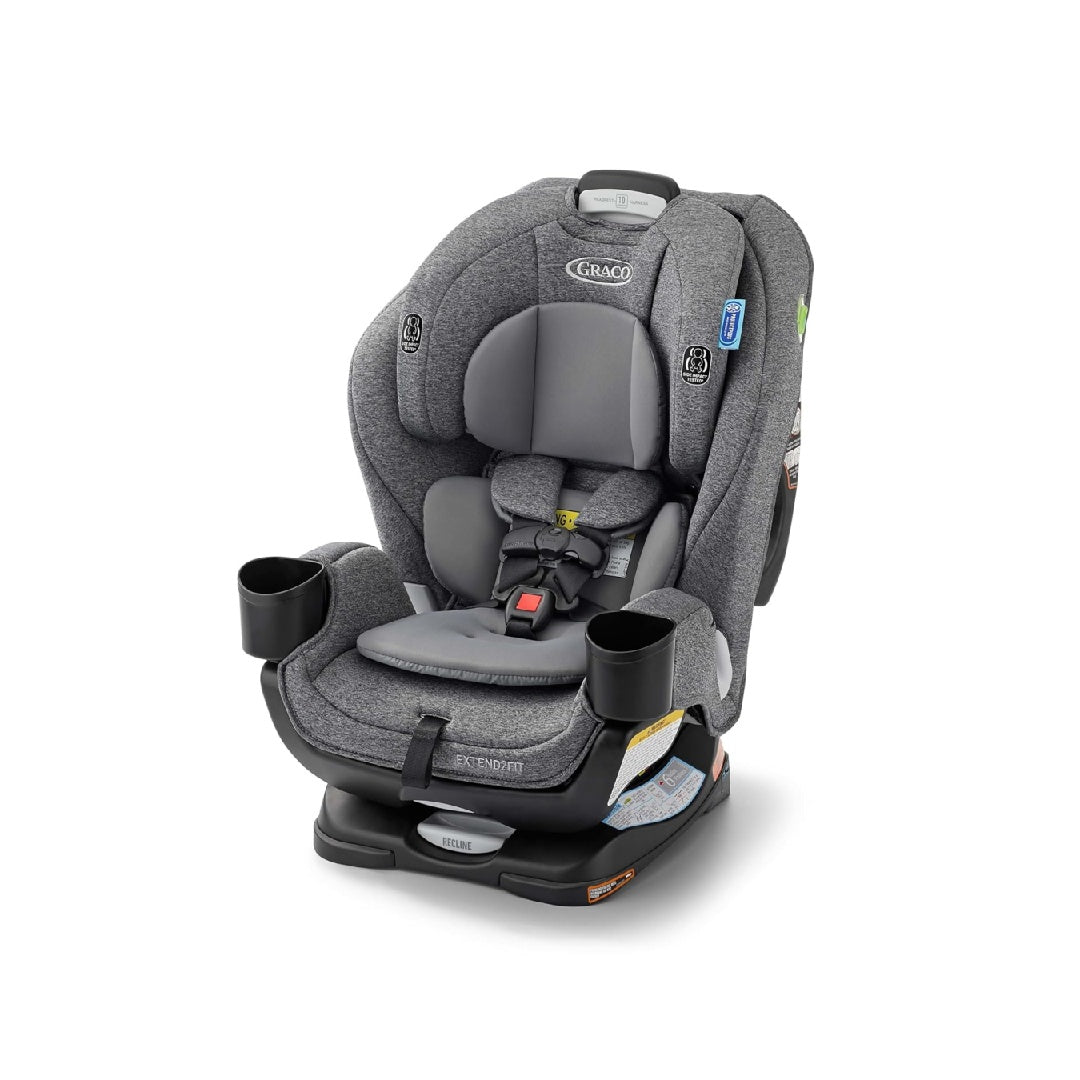Graco Extend2Fit Convertible Baby Car Seat, 2-in-1, Cullen 2.0