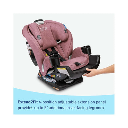Graco Extend2Fit Convertible Baby Car Seat, 2-in-1, Talia 2.0