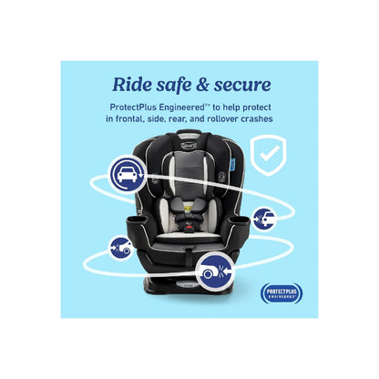 The Graco Extend2Fit convertible baby car seat is available in 2-in-1 and 3-in-1 models.